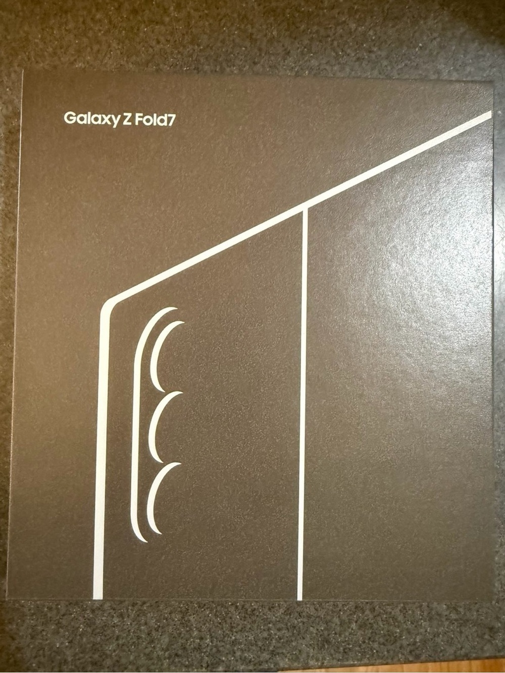 Samsung Galaxy Z Fold7 Box in Black